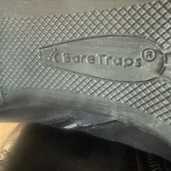 Bear Traps Western Black Ruched Vegan Boots with 2 1/2” Heels Women’s Size 10 - Picture 9 of 12